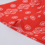 Khaki V-neck Short Sleeve Fashion Print Fantasy Fluttering Blouse