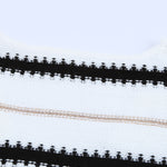 Apricot V Neck Stripes Colorblock Button Cardigan