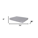 6inches White Twin Aloe Vera Infused Memory Foam Mattress