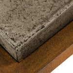 15inches Concrete and Metal Coffee Table