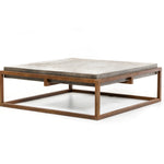 15inches Concrete and Metal Coffee Table