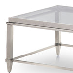 18inches Steel and Glass Coffee Table