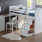 Traditional White Wooden Chair