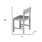 Traditional White Wooden Chair