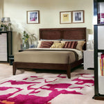 85inches X 80inches X 52inches Espresso Rubber And Tropical Wood King Bed