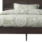 85inches X 80inches X 52inches Espresso Rubber And Tropical Wood King Bed