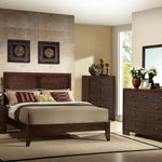 85inches X 80inches X 52inches Espresso Rubber And Tropical Wood King Bed