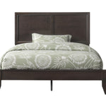 85inches X 80inches X 52inches Espresso Rubber And Tropical Wood King Bed