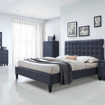 42inches x 16inches x 31inches 2-Tone Gray PU Wood Dresser