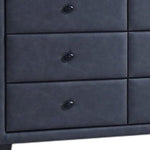 42inches x 16inches x 31inches 2-Tone Gray PU Wood Dresser