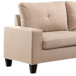 71inches Beige Linen Platinum  Sofa And Loveseat