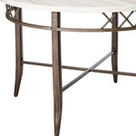 45inches X 30inches Faux Marble And Antique Dining Table