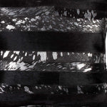18inches x 18inches x 5inches Black And Silver  Pillow