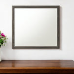 Weathered Gray Rectangular Mirror