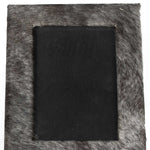 7" x 9" Black  Cowhide   4" x 6" Picture Frame
