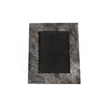 7" x 9" Black  Cowhide   4" x 6" Picture Frame