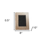 8" x 10" Natural  Cowhide   5" x 7" Picture Frame