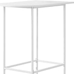 23.75inches x 35.5inches x 41inches White Mdf Metal  Home Bar