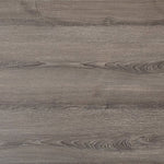 12" x 18.25" x 22.25" Dark Taupe Finish and Chrome Metal Accent Table