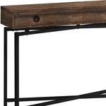 32.5inches Particle Board Accent Table with Black Legs