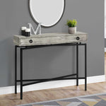 32.5inches Particle Board Accent Table with Black Legs