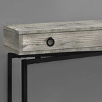 32.5inches Particle Board Accent Table with Black Legs