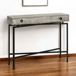 32.5inches Particle Board Accent Table with Black Legs