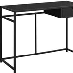 20inches x 42.25inches x 30inches Black Mdf Metal  Computer Desk