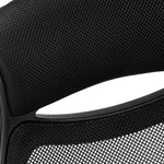 23.75inches x 28inches x 93.75inches Black Foam Metal  Office Chair With A High Back