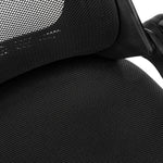 23.75inches x 28inches x 93.75inches Black Foam Metal  Office Chair With A High Back