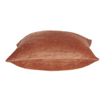 18inches x 7inches x 18inches Transitional Orange Solid Pillow Cover With Poly Insert