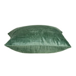 20inches x 7inches x 20inches Transitional Green Solid Pillow Cover With Poly Insert