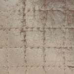 20inches x 7inches x 20inches Transitional Taupe Solid Quilted Pillow Cover With Poly Insert