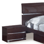 80inchesinches X 60inchesinches  X 42.5inchesinches Modern Queen Wenge High Gloss Queen Bed