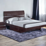 80inchesinches X 60inchesinches  X 42.5inchesinches Modern Queen Wenge High Gloss Queen Bed