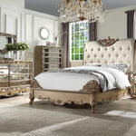 2inches X 48inches X 32inches Antique Gold Wood Mirror