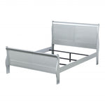 62inches X 90inches X 47inches Platinum Wood Queen Bed