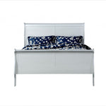 41inches X 85inches X 47inches Platinum Wood Twin Bed