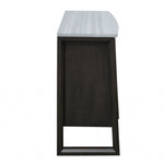 18inches X 54inches X 36inches Marble Gray Oak Wood Marble Server