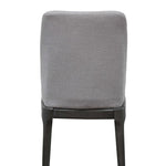 23inches X 21inches X 39inches Light Gray Linen Upholstered Seat and Oak Wood Side Chair