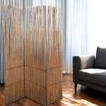 Three Panel Natural Willow Room Divider Screen
