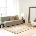 8' x 10'  Wool Ivory  Area Rug