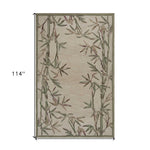 8' x 10'  Wool Ivory  Area Rug