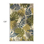 8' x 10' 6 Wool Ivory  Area Rug