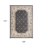 9inches x 12inches  Polypropylene Grey or  Ivory  Area Rug