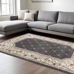 9inches x 12inches  Polypropylene Grey or  Ivory  Area Rug