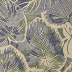 9'x12' Blue Green Hand Tufted Caladium Indoor Area Rug