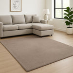 9inches x 13inches Polyester Beige Area Rug