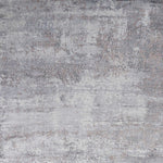 9inchesx12inches Slate Grey Hand Loomed Abstract Brushstroke Indoor Area Rug