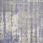 8inches x 11inches  Viscose Grey or  Blue Area Rug